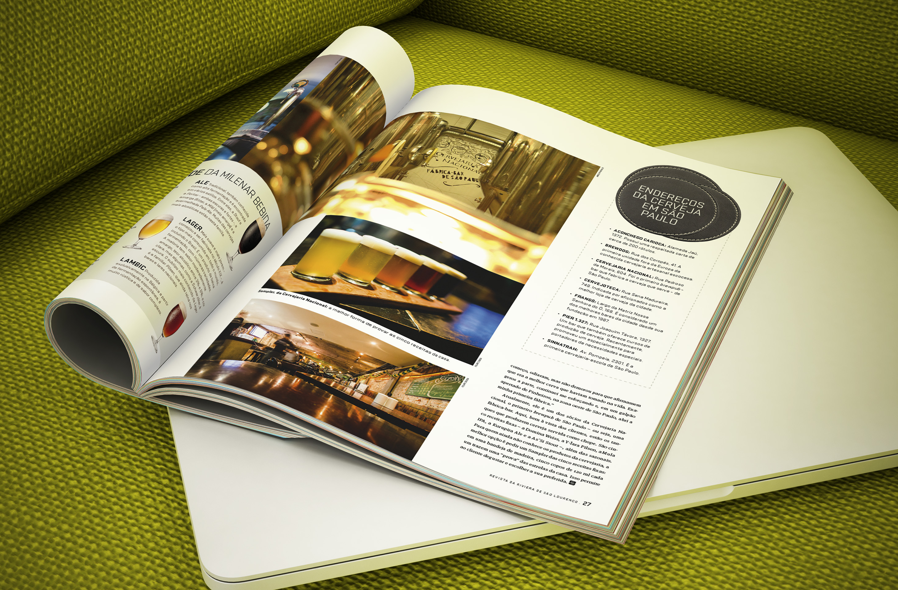 Projeto editorial Revista Riviera