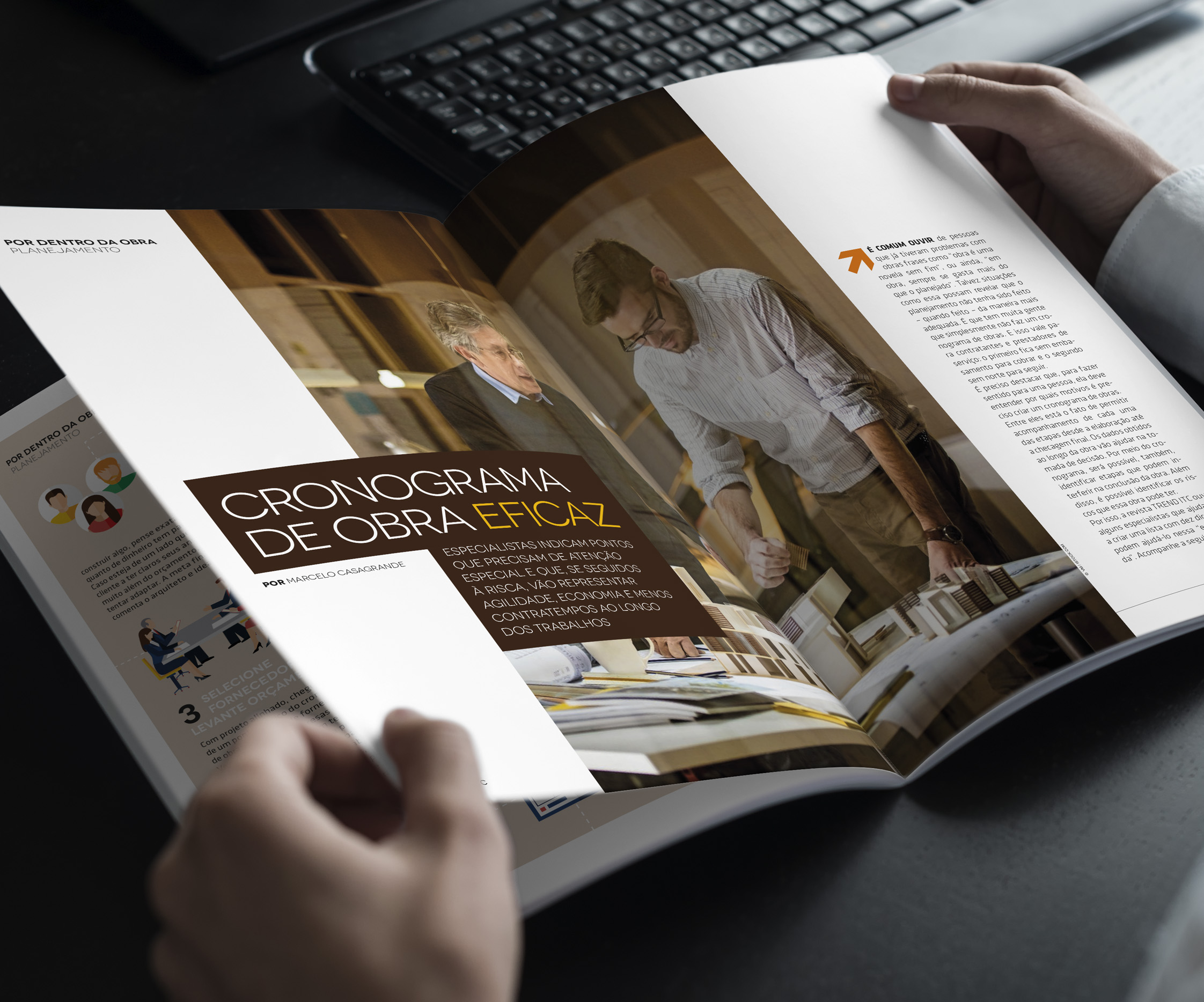 Páginas internas da revista Trend ITC