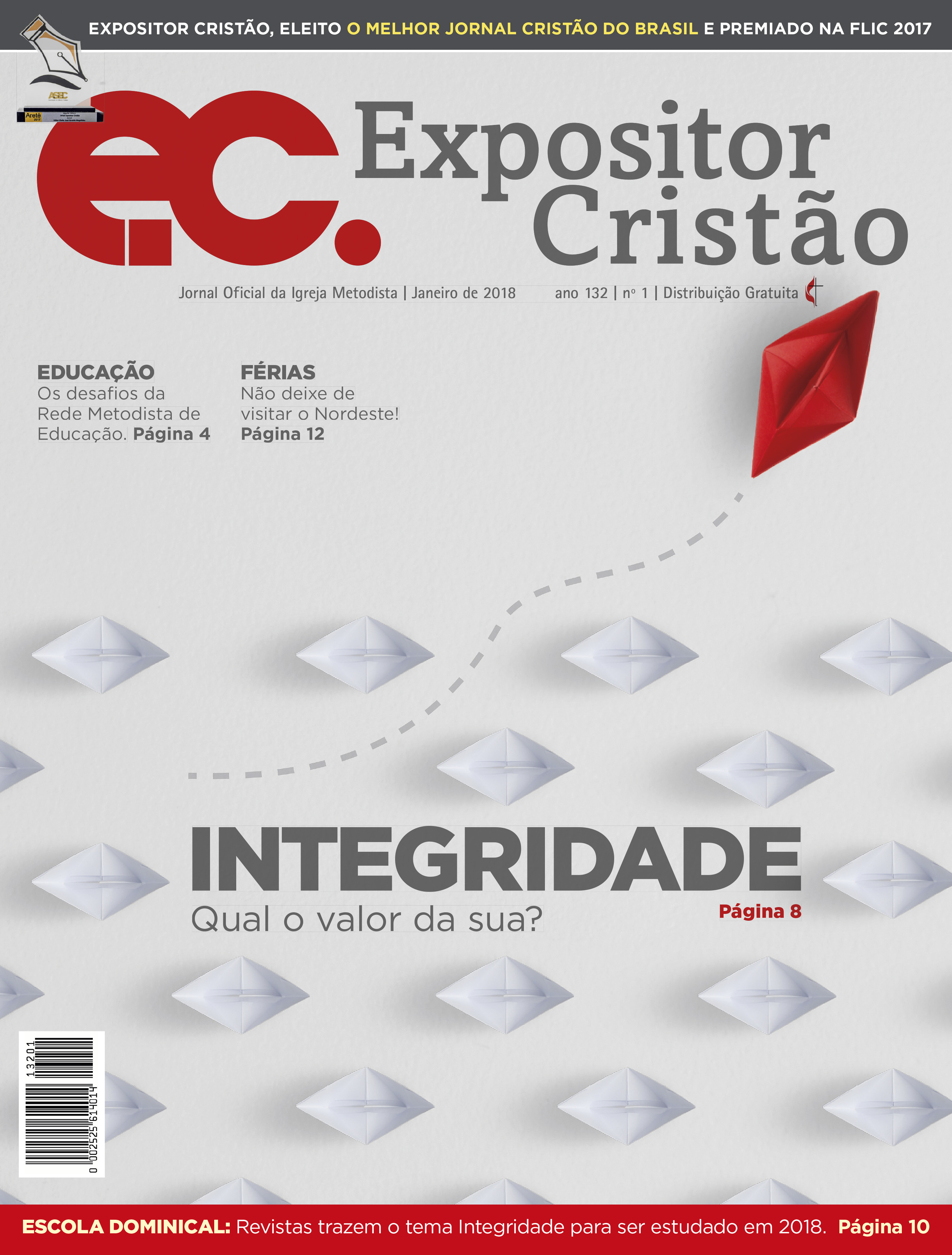 Capa do Jornal Expositor Cristão